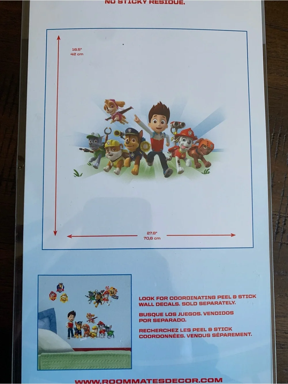 Nickelodeon Paw Patrol Green & Blue Character Wall Decals